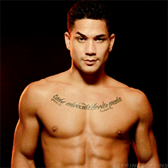 leprinceofsins:  Prince Roman strips nude for Andrew Christian (x) 