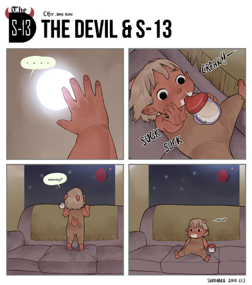 37. Home Alone  -instagram -deviantart -twitter #Webcomic#devil#comic#sonya