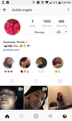 roastedoranges:  Please help me find Angela.  This girl is 12 years old, alone, out there with a man we don’t know of and is taking drugs. She disappeared for more than 24 hours and we have been seeing her in Instagram post videos of herself complaining