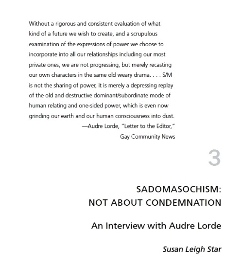 exgynocraticgrrl: I Am Your Sister: Collected and Unpublished Writings of Audre Lorde ed by Rudolph 