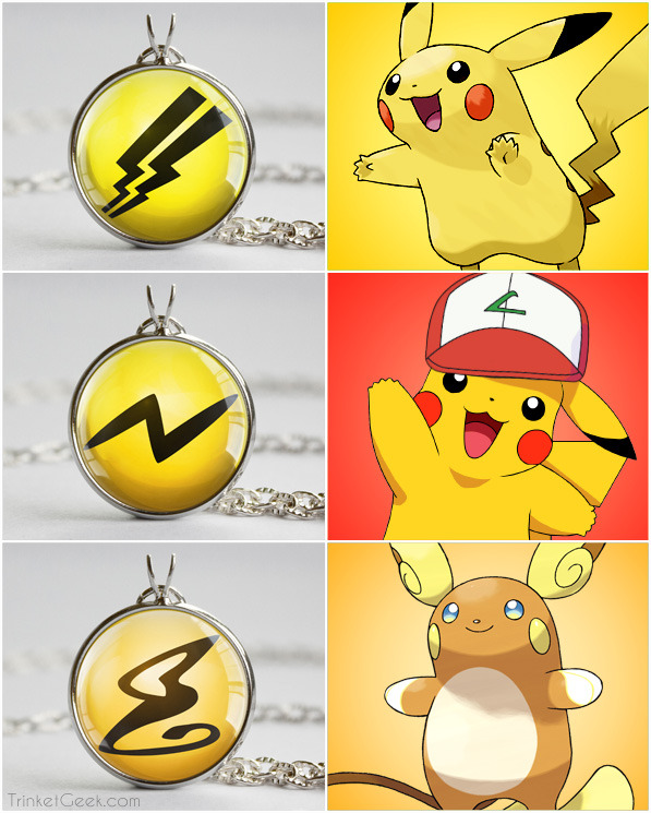 Trinket Geek — Z-Crystal Pendants For The Pikachu Line! My...