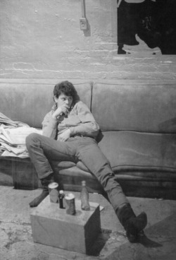 wear-some-flowers:  Lou Reed in Andy Warhol’s Silver Factory, 1966. 