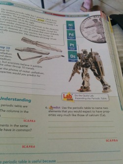 RX-78 is looking pretty sparkly on my cousin&rsquo;s science book