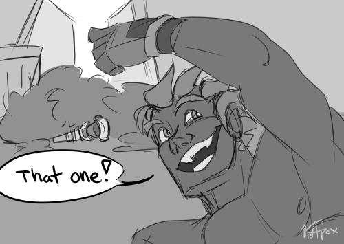 kreapex:  How Junkrat got his leg (if someone dubs this I will cry. Please do) 