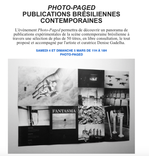 CENTRO is part of “Photo Paged, Publications Brésiliennes Contemporaines” a selection of 50 books from Brazil by curator Denise Gadelha at Centre de La Photographie Geneve.