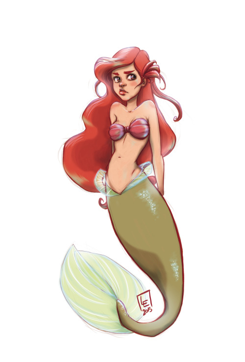 Warm up of the day: Ariel - the Little Mermaid! (: