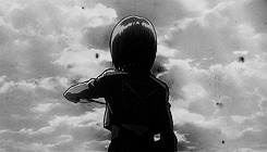 levheichou:  Mikasa Ackerman » Black/White