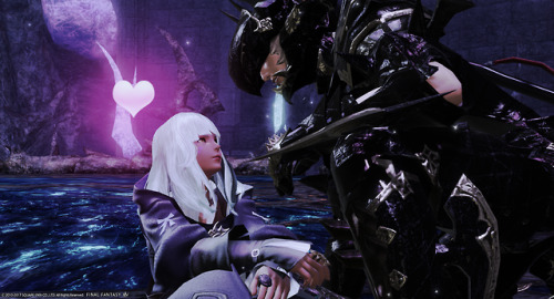 svengrimore-ffxiv:Matoya gazing at Estinien, 