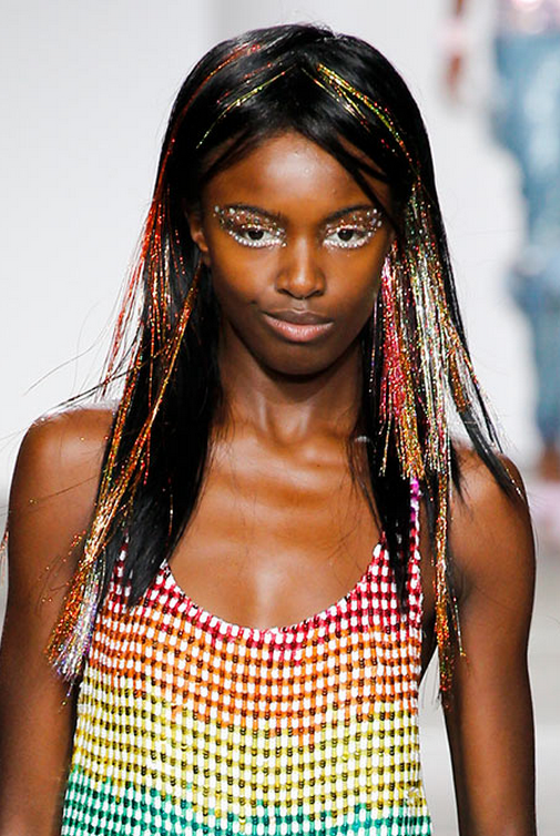 black-model-famous:  Ashish Spring/Summer 2015 #Chantelle Brown-Young #Maddie Seisay #Sienna