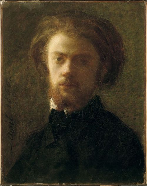 Henri Fantin-Latour (French; 1836–1904)Self-Portrait Oil on canvas, 1860 Harvard Art Museums/Fogg Mu