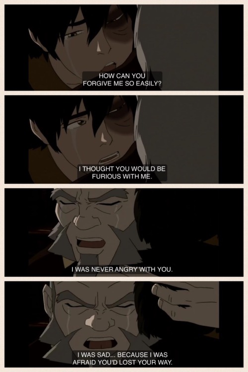 I just wanted to say that Uncle Iroh is by far my favorite character in this show. I love all the ch