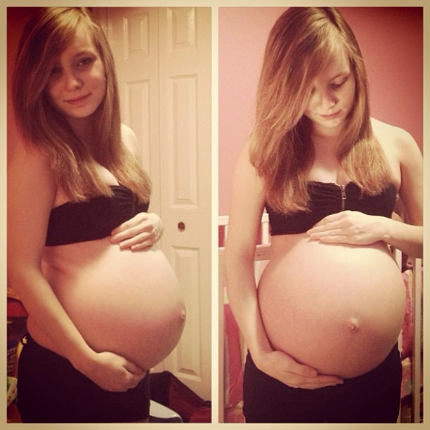 preggogirl:  Perfect belly. Merry Xmas