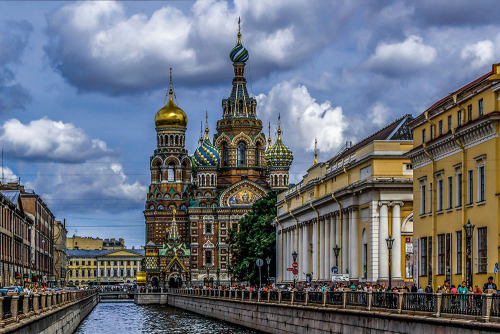 Griboedov Canal and the Church of Our Savior on the Spilled Blood, Saint Petersburg_________________