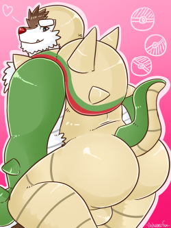 schwarzfox06:  Sexy Chesnaught by schwarzfox http://www.furaffinity.net/view/14978019/ 