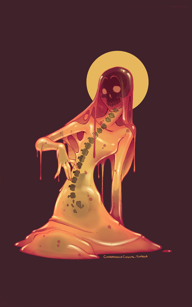 twenty1-grams:  Monster Girl Challenge: Slime by TravJames