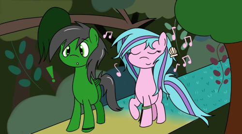ask-humming-way:  You definitely need to teach it to me, I haven’t heard anything like it before! The tune is less jaunty but more calming and relaxing; like a lullaby.   ^w^