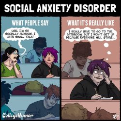 ramblingferret: pr1nceshawn:   What You Say About Mental Illness vs What You Actually Mean. Fuck. How is College Humour this on point?  