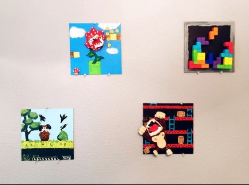 Some Canvas/clay Pieces I Did For My Sisters Birthday, Definitely Want To Make More.