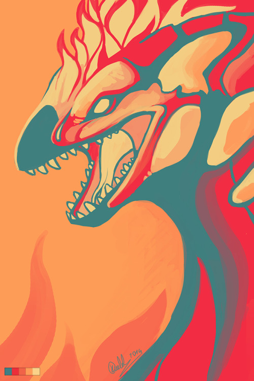 fishontree:  first part of my palette chalenge Flight Rising style more to come (at some point :P) 