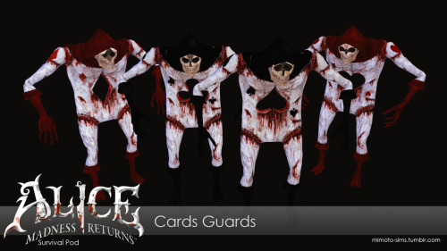 Alice Madness Returns Cards GuardsExtracted by Tokami-Fuko Converted by mePoses made by meDownload