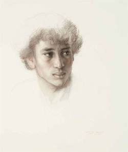 annibalelettore:  Claudio Bravo (Chilean, 1936-2011), The Guardian’s Son, 1984. Pastel and graphite on paper 