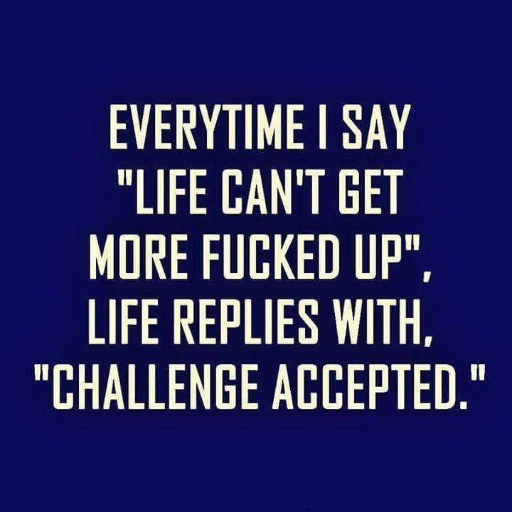 And it winds up being one hell of a challenge!