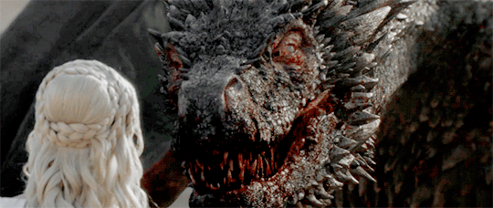 riverrunn:  Drogon smiling   (●´ω｀●)  