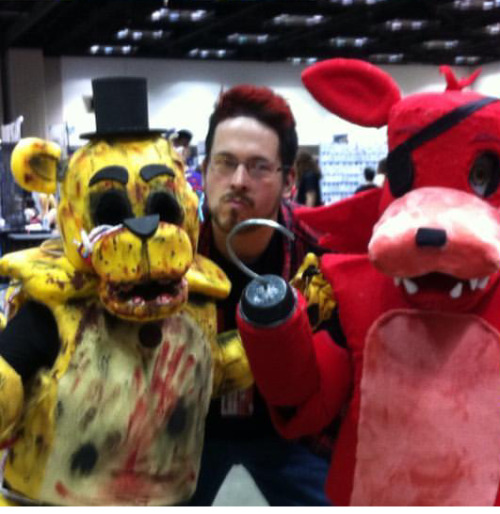 Rocked out my Markiplier cosplay this year at Indy Pop Con. Got to see Wade, Bob and Tyler again. St