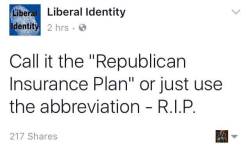 samael: liberalsarecool: Shorter GOP: death for sale GOP - Grave or Pay 