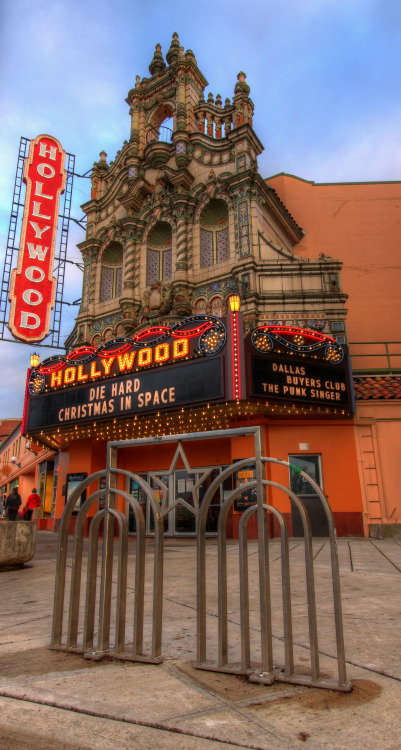 Hollywood Structure rack at The Hollywood Theatre in Portland, Oregon