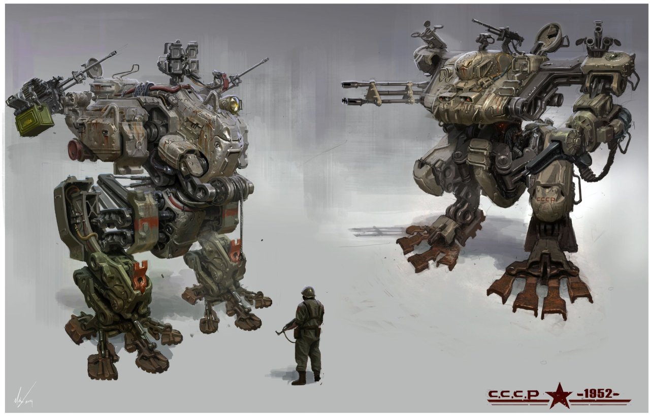 st-just:  Mech Designs by Michal Kus   
