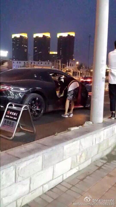 uknowjessicachr:150427 Luhan was spotted driving a 2015 Maserati GranTurismo.price: $132,825 - $165,