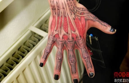 psychobat-art:  Anatomical tattoos!