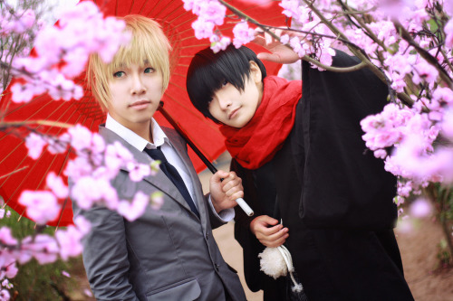 Axis Powers Hetalia England (Arthur Kirkland) by ZuroJapan (Honda Kiku) by Dan Gyokuei Photo by Han 