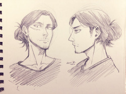 nnscribble:I’m not saying Aizawa’s manbun was the first thing I noticed in the new MHA chapter. …but it totally was.
