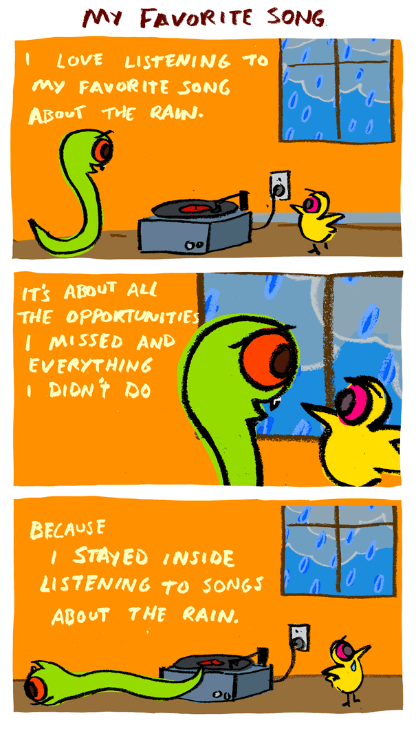 “My Favorite Song” by explodingdog
[more laughs here]