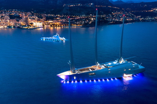 Meet Sailing Yacht A, The Ultimate SailboatWith eight decks, including a huge swimming pool and an u