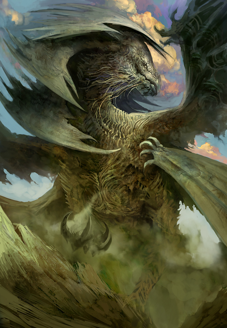 kekai-k:  Guild Wars Dragons circa 2007, the first designs I did for the potential