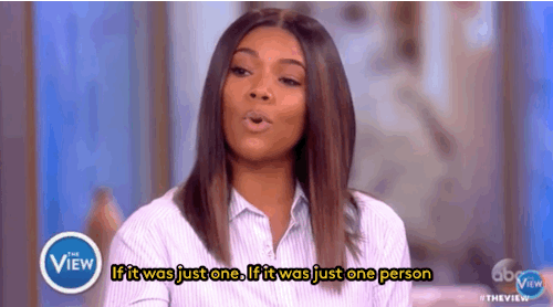 weareblackroyalty:  christel-thoughts: refinery29:  Gabrielle Union just called out Michael Keaton’s complete non-apology for the “Hidden Fences” flub at the Golden Globes Gabrielle Union isn’t about to sit down and let Hollywood’s elite disrespect