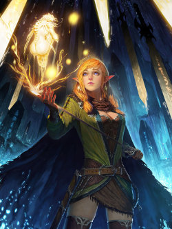 zoesfantasyworld:    Magic Swordwoman   