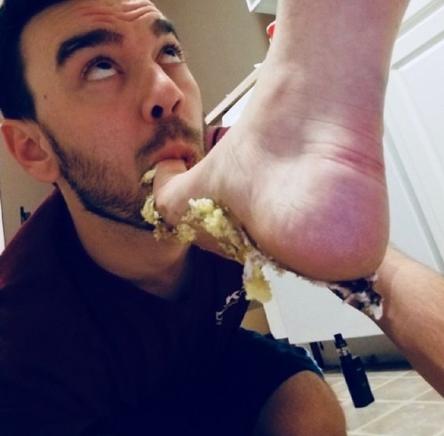 You will lick my soles clean! #500followers #cakesmash #footfetishnation #feet #feetfans #feetporn #