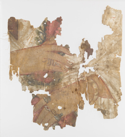 animus-inviolabilis:Fragment of a painted mummy shroudImperial, Roman, EgyptianLate 2nd–3rd ce