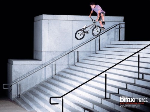 justpedalfaster:  Randy Taylor (R.I.P) - The Legendary 19 Stair TailwhipClick HERE for the full videoRandy Taylor. Randy was a goodhearted, charismatic, creative, incredible person. One of the most fun dudes to be around ever, and one of the most gifted