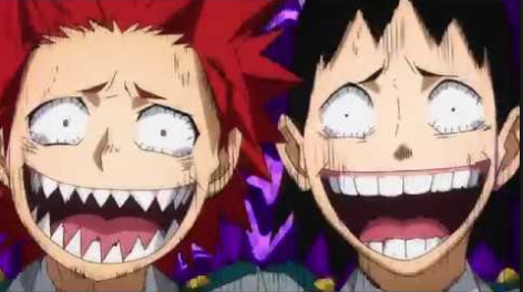trans-eijiro: you: kaminari is kirishima’s second closest friend me, an intellectual: 