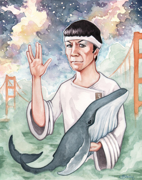Spock has returned! &hellip; to my online shop.Prints of “I Feel Fine” are now 