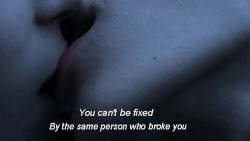 ulrica:  “You can’t be fixed by the same person who broke you.”