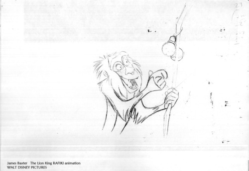 Animator: James BaxterCharacter: RafikiFilm: The Lion King (1994)Studio: Walt Disney PicturesSource: