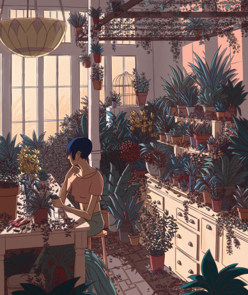 Here Is The Colored Version Of My Plant Workshop ! :)