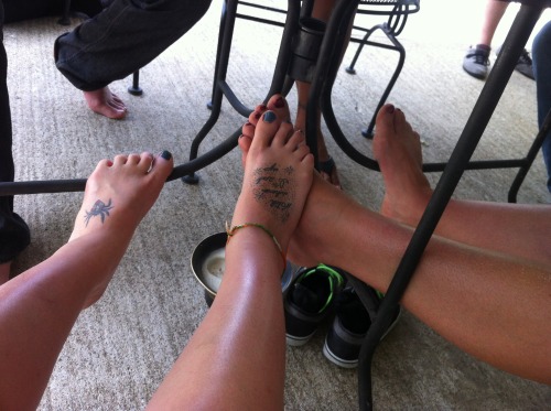 Where my perfect feet came from :) my momma’s feet and mine!!