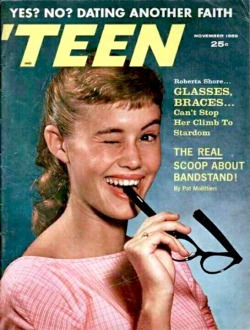 Roberta Shore / Teen Magazine, November 1959